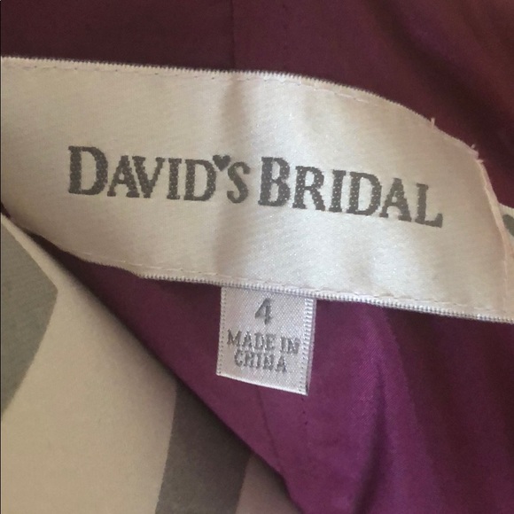 David’s bridal bridesmaid prom evening gown - Picture 3 of 4